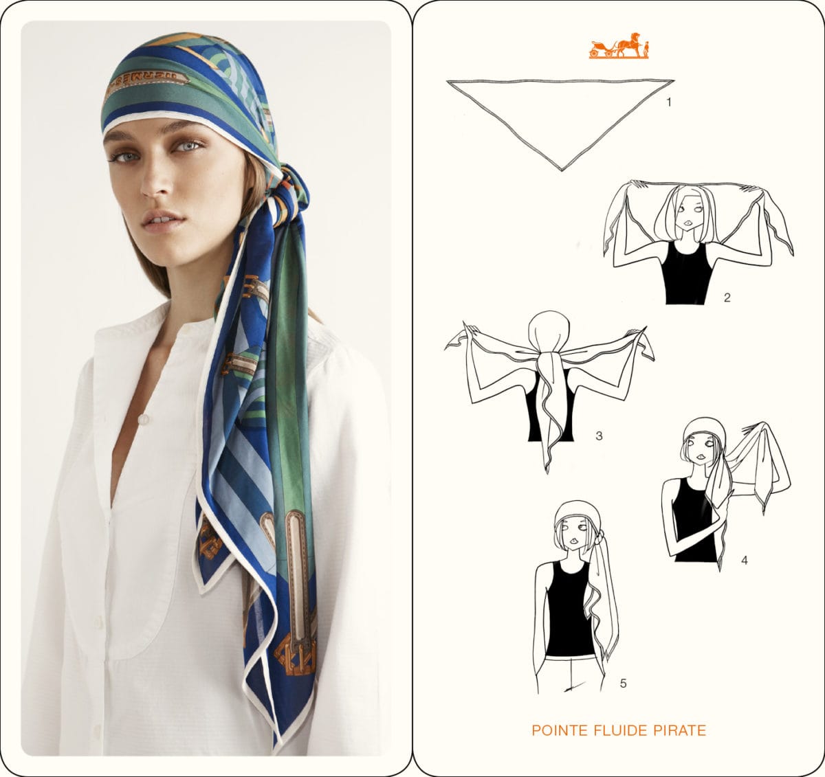 petit livre comment nouer son foulard carré hermes paris seconde