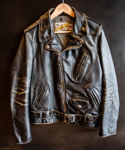 Blouson schott online années 80
