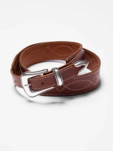Ceinture brune, style western