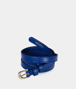 ceinture fine bleue