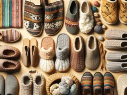 a-selection-of-eco-friendly-slippers-and-house-shoes-in-various-styles-and-colors-all-made-from-natural-materials