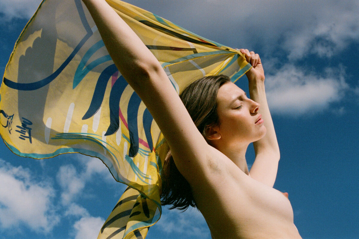 foulard-femme-ciel