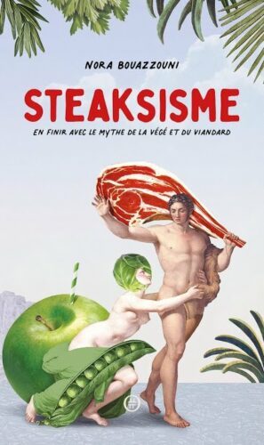 couverture-livre-steakisme-illustration-steak-pomme-pois-femme-homme-nus