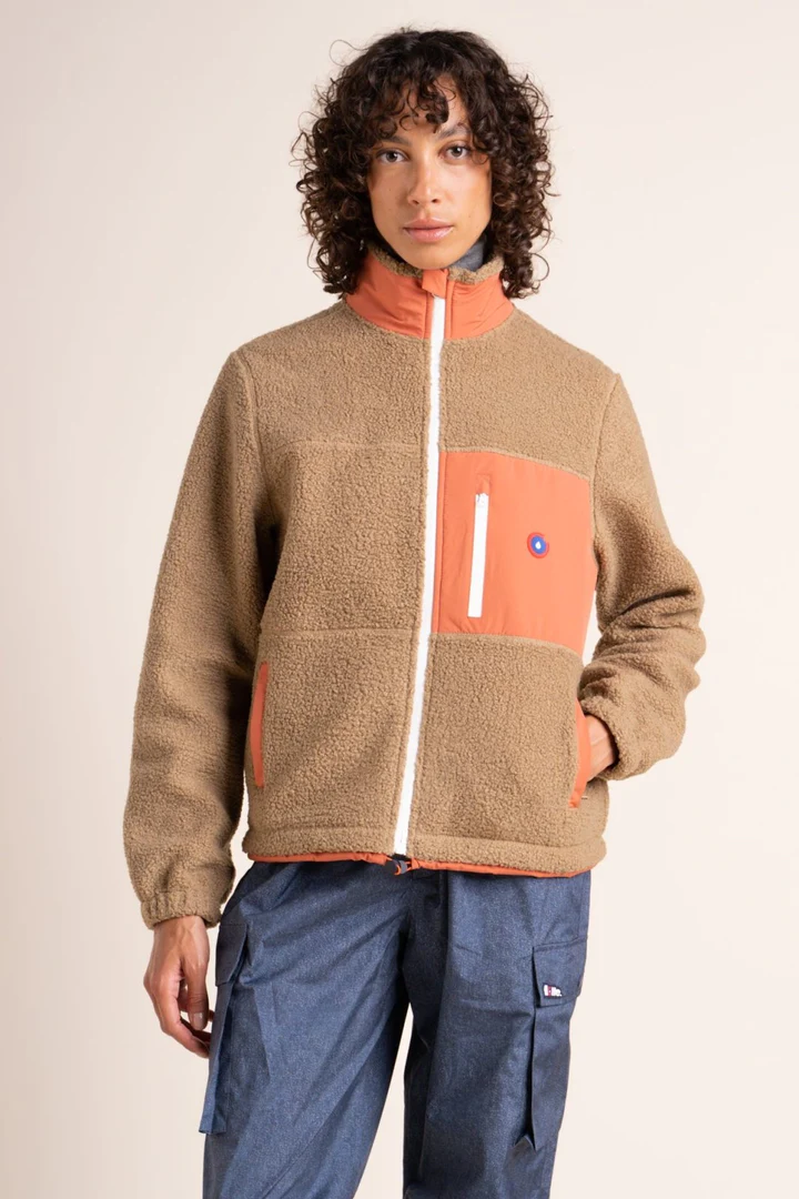 polaire-marron-et-orange
