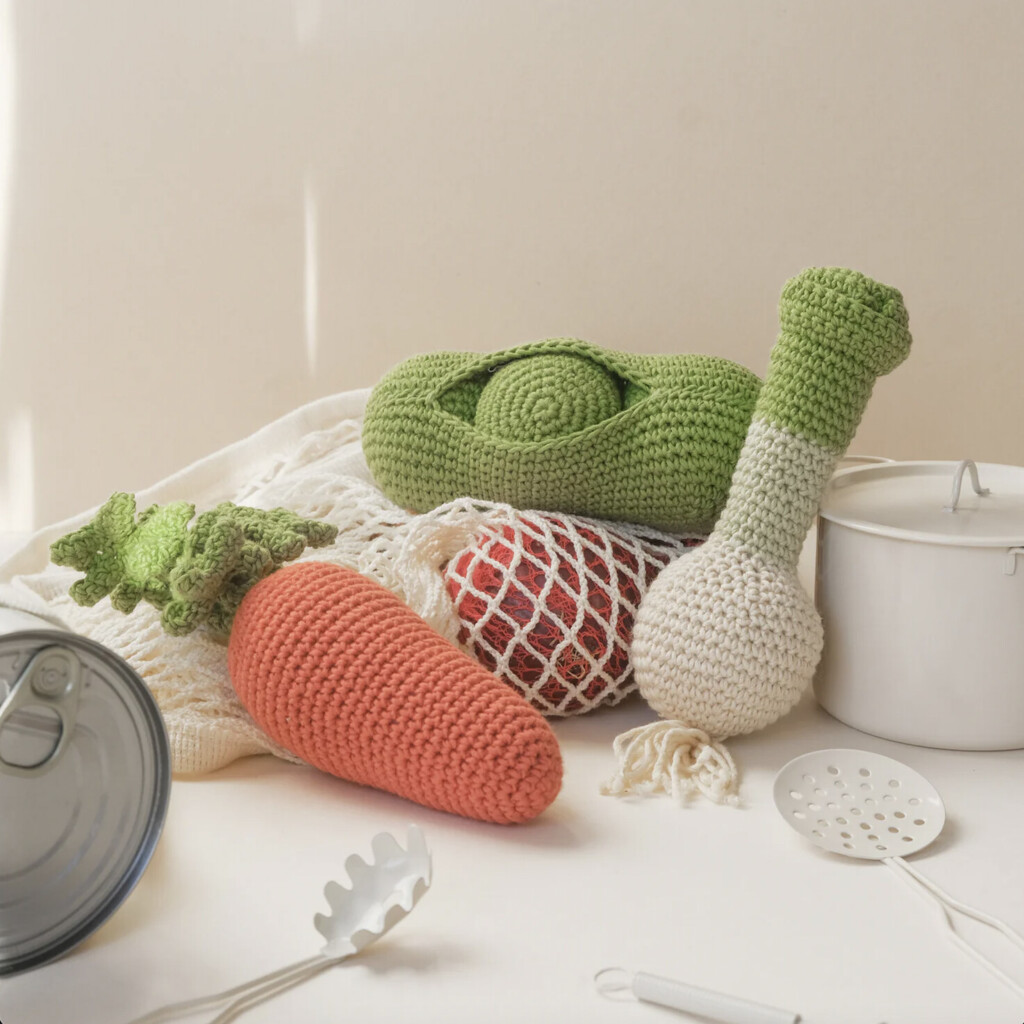 Peluche en légume 