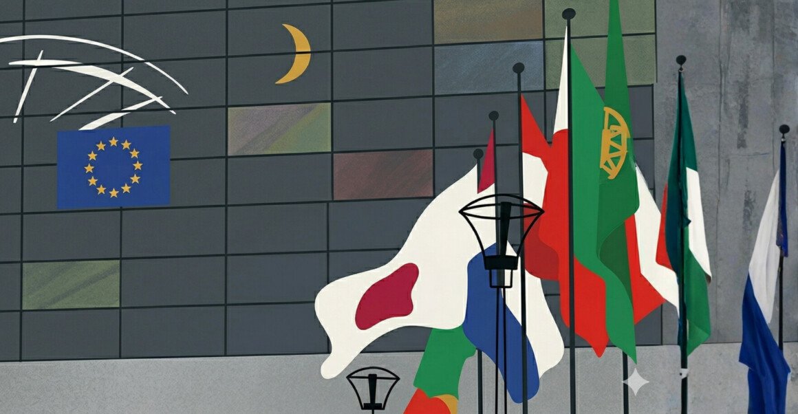 rangée-de-drapeaux-de-membres-de-l-union-européenne