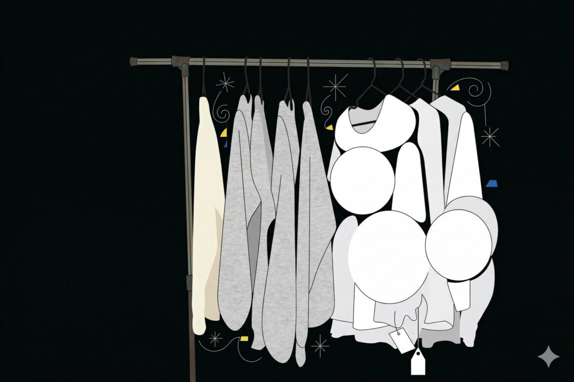 illustration-de-vêtements-sur-cintre