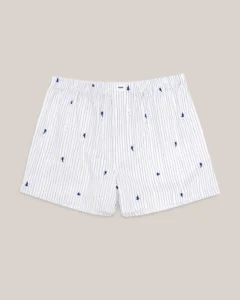 Caleçon blanc avec motifs 