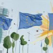 trois-drapeaux-de-l-union-européenne