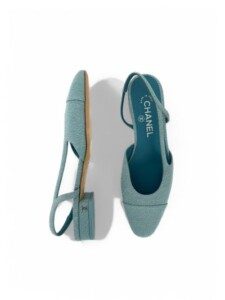 Sandales bleues Chanel