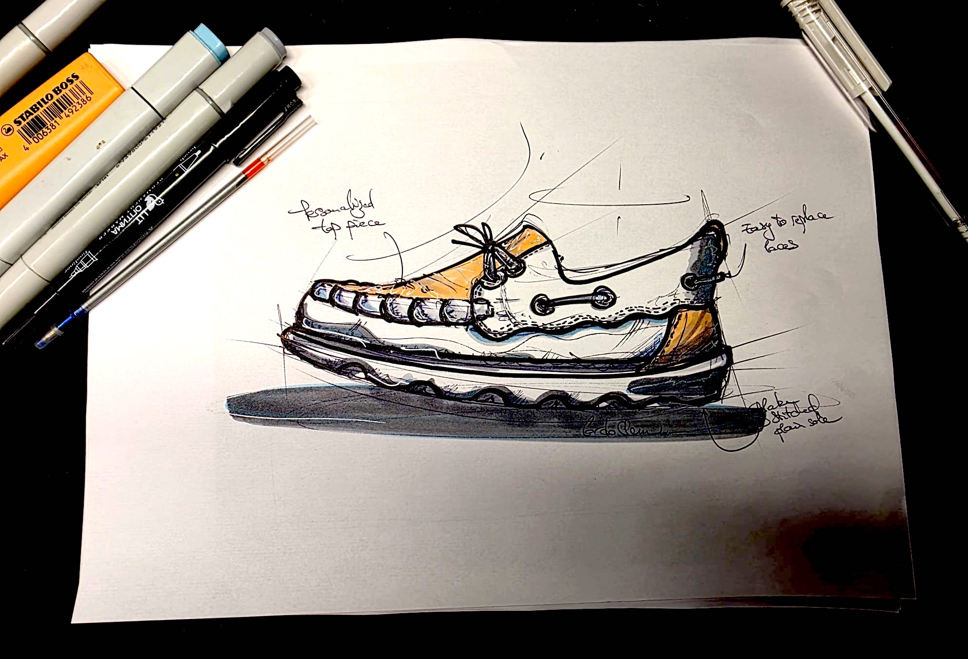 croquis-chaussure