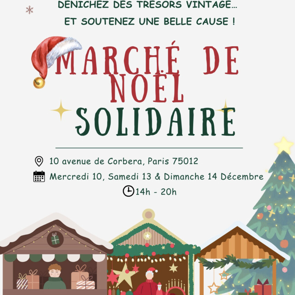Le Marché de Noël solidaire Recycle de Vie