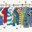 vetements-d-enfants-sur-cintre