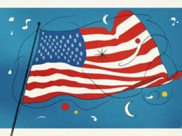 drapeau-des-états-unis-avec-des-signes-dollars-remplaçant-les-étoiles