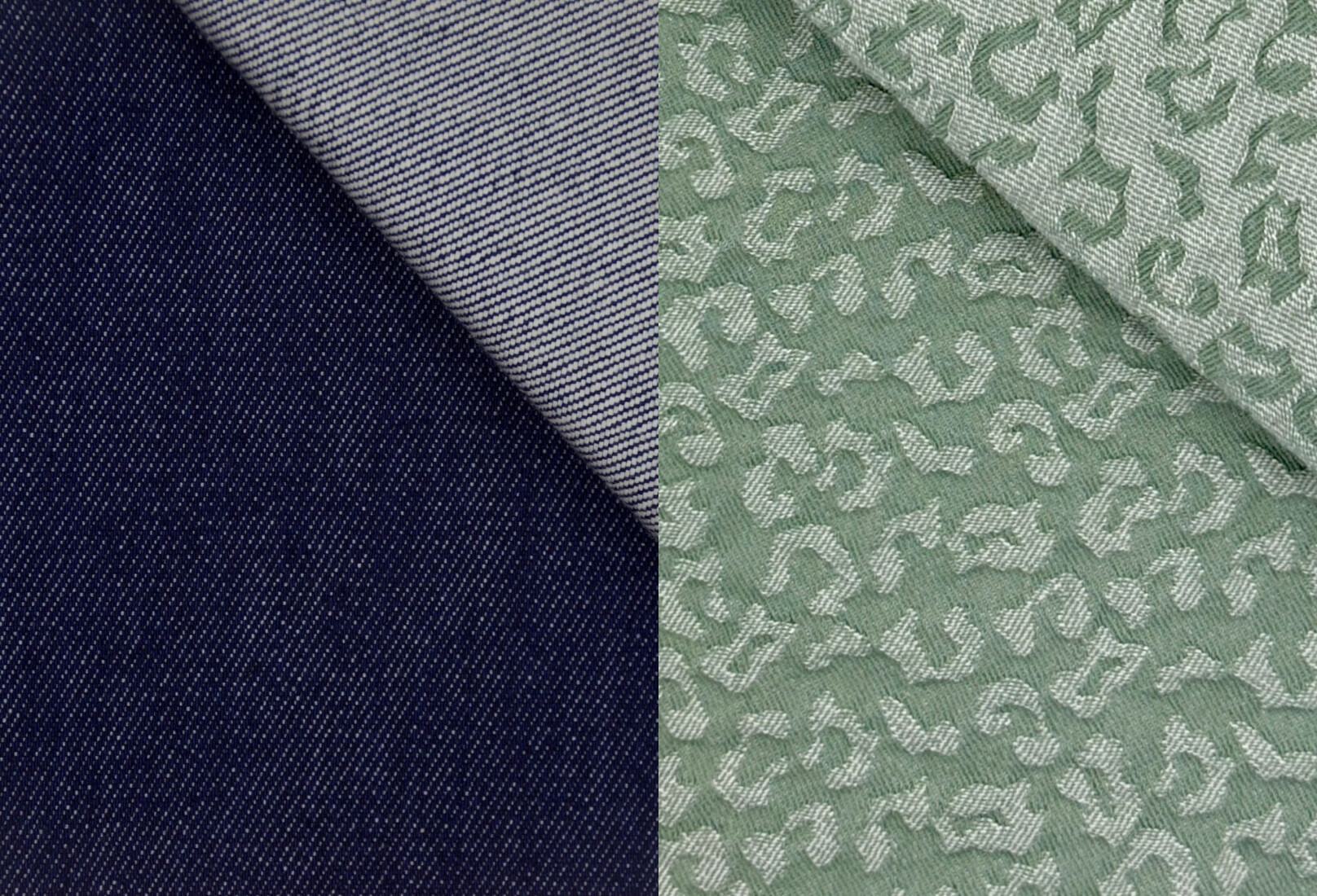 matieres-textiles-denim-jacquard-vert