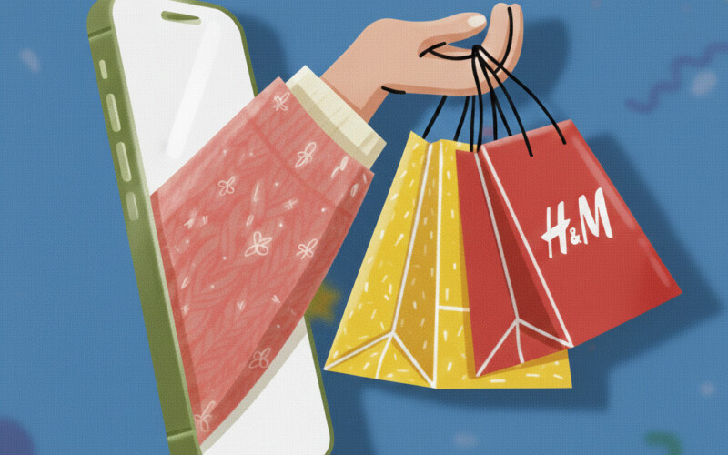 bras-sortant-de-l-ecran-d-un-smartphone-avec-des-sacs