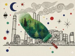 image-d-usine-peinte-en-foret