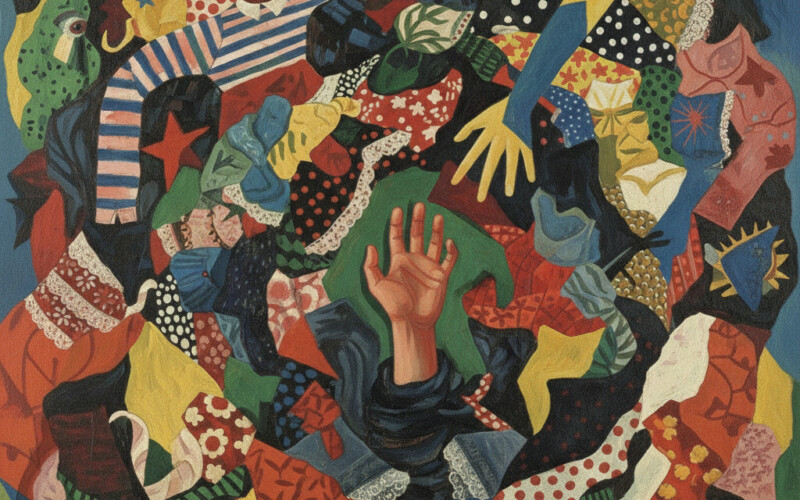 marée-de-vêtements-homme-se-noie-une-autre-main-lui-est-tendue-pour-l-aider