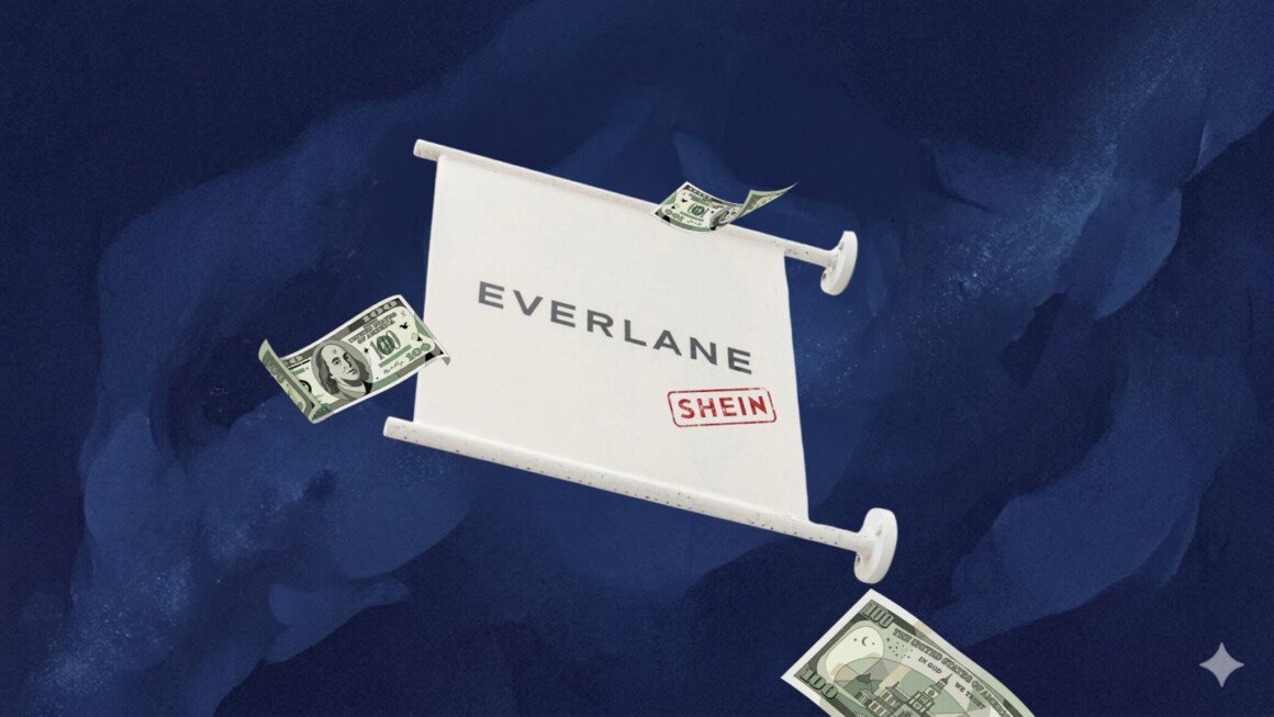 panneau-everlane-avec-un-tampon-shein-et-des-billets-qui-volent