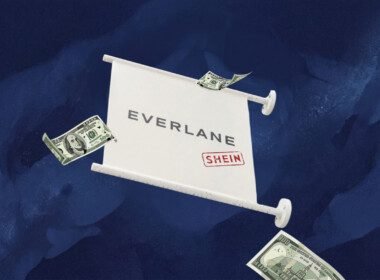 panneau-everlane-avec-un-tampon-shein-et-des-billets-qui-volent