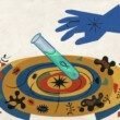 illustration-d-une-eprouvette-au-dessus-d-une-eau-infectee