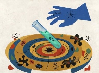 illustration-d-une-eprouvette-au-dessus-d-une-eau-infectee