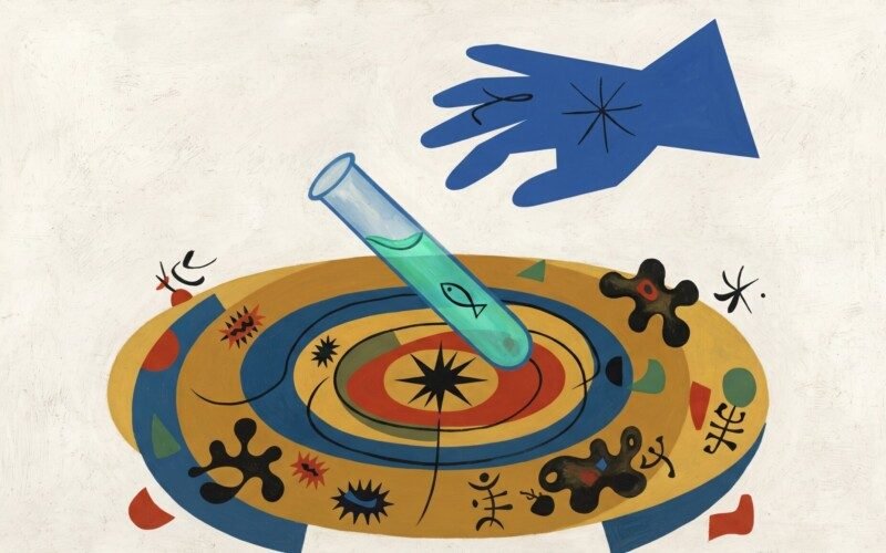illustration-d-une-eprouvette-au-dessus-d-une-eau-infectee