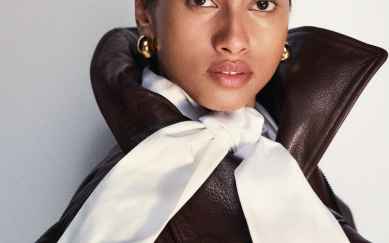 femme-veste-cuir-marron