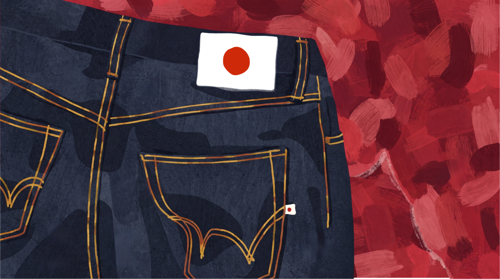 jean-japonais-avec-une-etiquette-affichant-le-drapeau-du-japon